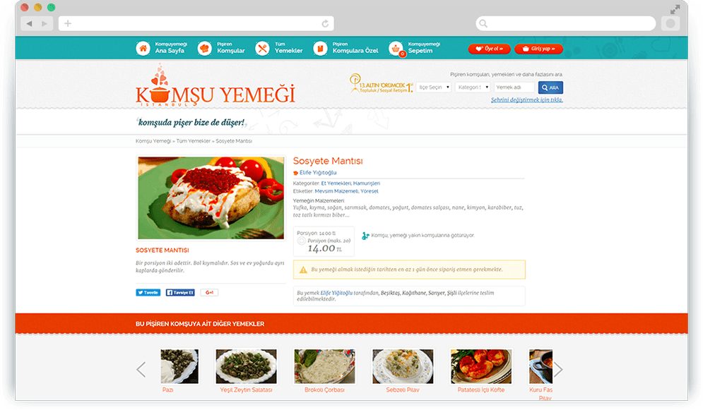 KOMŞU YEMEĞİ